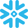 Snowflake logo, cloud data warehouse and data cloud platform